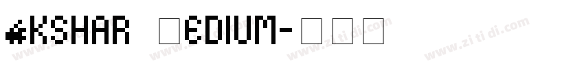 Akshar Medium字体转换